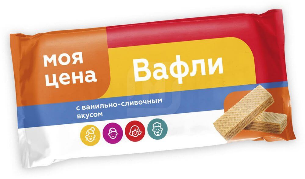 Вафли лоакер 175г с ванильной начинкой хаас